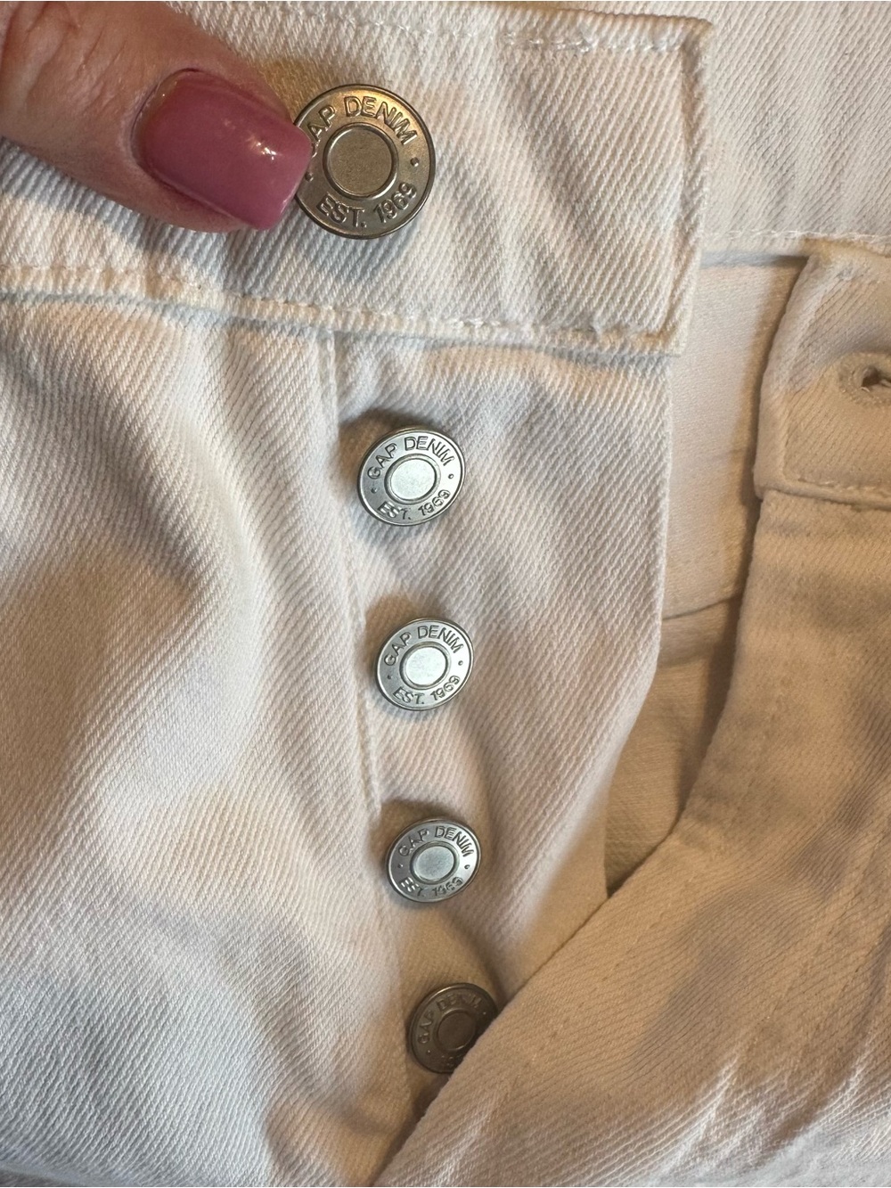 GAP CHEEKY STRAIGHT HIGH RISE Jeans SIZE: 4 Petite BIN #12 - Picture 2 of 8